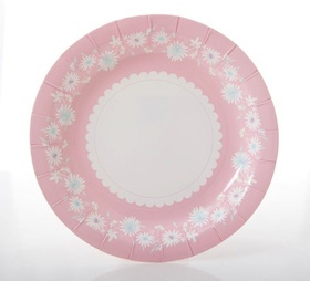 Daisy Chain Pink  - cake plates